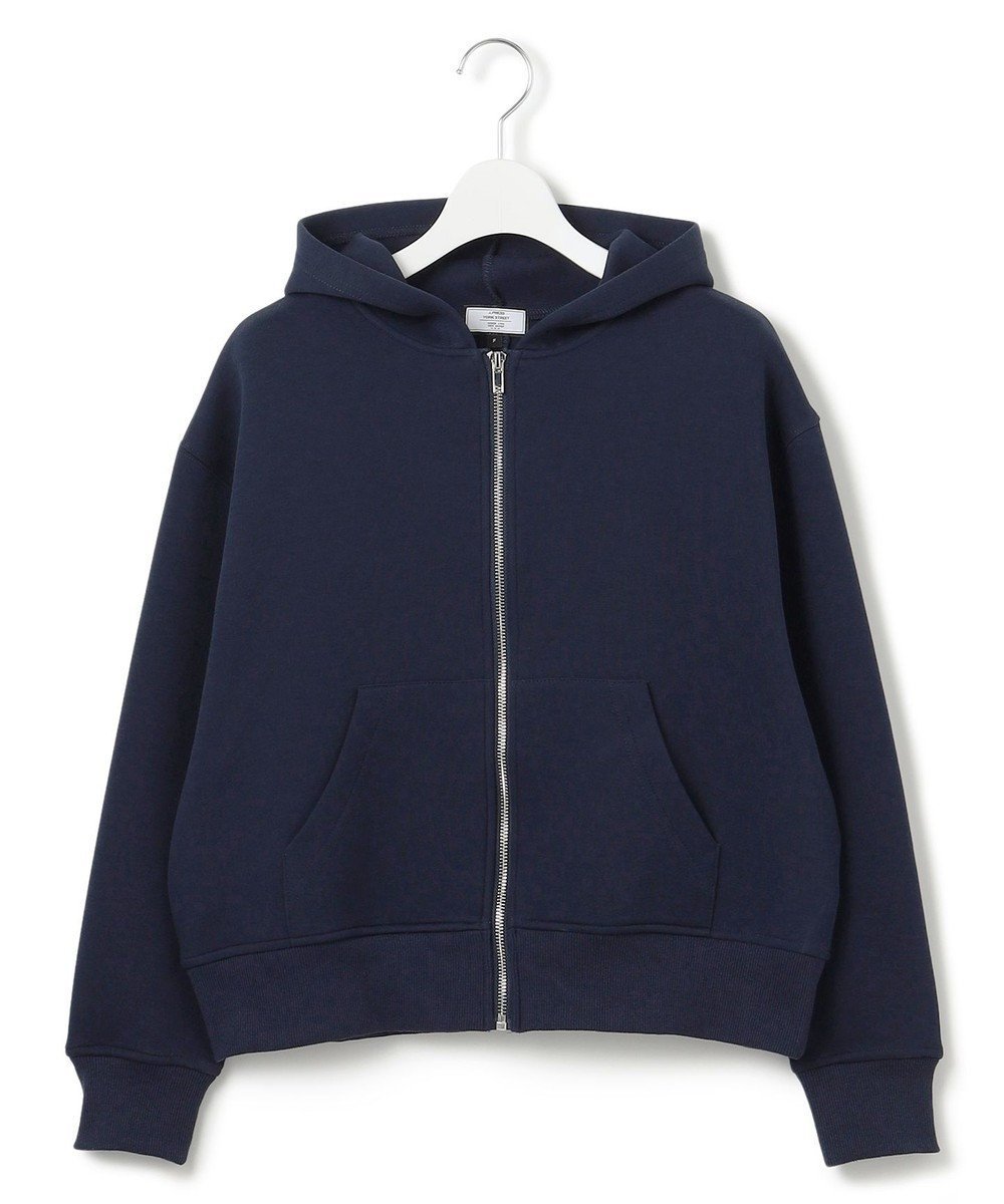 【ジェイプレスヨークストリート/J.PRESS YORK STREET】の【WOMEN】ダンボールジャージ パーカー インテリア・キッズ・メンズ・レディースファッション・服の通販 founy(ファニー) 　ファッション　Fashion　レディースファッション　WOMEN　トップス・カットソー　Tops/Tshirt　パーカ　Sweats　ショート　Short　スタイリッシュ　Stylish　スニーカー　Sneakers　デニム　Denim　トレンド　Trend　バランス　Balance　パーカー　Hoodie　フォルム　Form　リラックス　Relax　A/W・秋冬　Aw・Autumn/Winter・Fw・Fall-Winter　S/S・春夏　Ss・Spring/Summer　おすすめ　Recommend　夏　Summer　ネイビー系|ID: prp329100004358685 ipo3291000000031769426