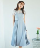 【フェルゥ/Feroux】の【洗える】プリーツコンビ ジャンパースカート 人気、トレンドファッション・服の通販 founy(ファニー) ファッション Fashion レディースファッション WOMEN スカート Skirt インナー Inner カッティング Cutting カットソー Cut And Sew コンビ Combination ツイル Twill フレア Flare プリーツ Pleats 再入荷 Restock/Back In Stock/Re Arrival 半袖 Short Sleeve 夏 Summer 春 Spring S/S・春夏 Ss・Spring/Summer 洗える Washable thumbnail スカイブルー系|ID: prp329100004358694 ipo3291000000030464914