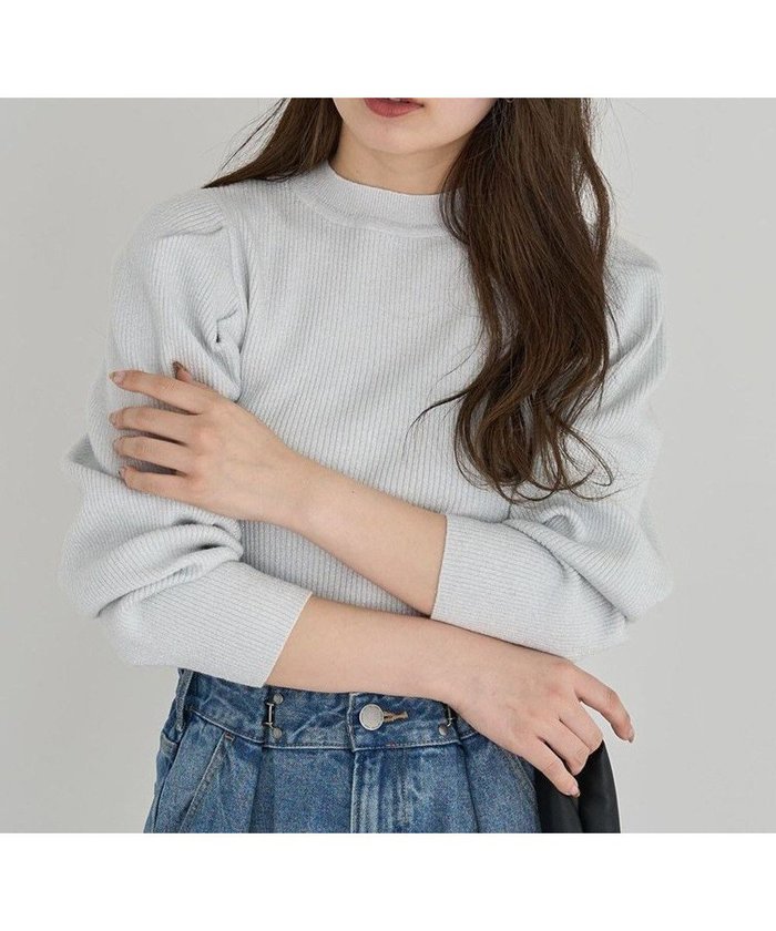 【グリーンパークス/Green Parks】の・swing by ラメニットパワーショルダー インテリア・キッズ・メンズ・レディースファッション・服の通販 founy(ファニー) https://founy.com/ ファッション Fashion レディースファッション Fashion for Women トップス・カットソー Cut & Sew Tops ニット Knit Tops & Sweaters ショルダー Shoulder, Shoulder Strap シンプル Simple, Minimal セーター Sweater, Knitwear トレンド Trend, Trending Now ポケット Pocket, Pocket Detail エレガント 上品 Elegant 再入荷 Restock / Back in Stock 夏 Summer 春 Spring S/S・春夏 SS, Spring/Summer, Warm Season |ID: prp329100004358696 ipo3291000000031866801