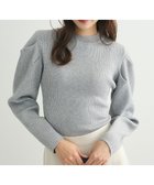 【グリーンパークス/Green Parks】の・swing by ラメニットパワーショルダー Gray Mixture|ID: prp329100004358696 ipo3291000000031866810