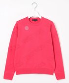 【23区 ゴルフ/NIJYUSANKU GOLF】の【WOMEN】【ウォッシャブル】ロゴスポーツニット ピンク系|ID: prp329100004359818 ipo3291000000030474553