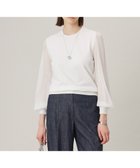 【アイシービー/iCB】の【洗える】クロスコンビ シアースリーブニット オフホワイト系|ID: prp329100004359819 ipo3291000000032663291