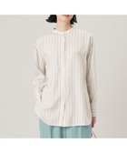 【自由区/JIYU-KU】の【洗える】SOMELOSバンドカラー ブラウス 人気、トレンドファッション・服の通販 founy(ファニー) ファッション Fashion レディースファッション WOMEN トップス・カットソー Tops/Tshirt シャツ/ブラウス Shirts/Blouses NEW・新作・新着・新入荷 New Arrivals インナー Inner コンパクト Compact シルバー Silver シンプル Simple ストライプ Stripe バランス Balance 夏 Summer 春 Spring S/S・春夏 Ss・Spring/Summer 洗える Washable 無地 Plain Color thumbnail ブラウンストライプ|ID: prp329100004359832 ipo3291000000030474601