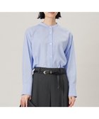 【自由区/JIYU-KU】の【SHIHOさん着用・洗える】SOMELOSバンドカラー ブラウス サックス|ID: prp329100004359832 ipo3291000000032695569