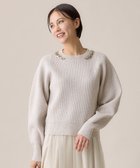 【自由区/JIYU-KU】の【カタログ掲載・洗える】ビジュー ニット 人気、トレンドファッション・服の通販 founy(ファニー) ファッション Fashion レディースファッション WOMEN トップス・カットソー Tops/Tshirt ニット Knit Tops コンパクト Compact セーター Sweater トレンド Trend ビジュー Bijou フェミニン Feminine 再入荷 Restock/Back In Stock/Re Arrival 洗える Washable A/W・秋冬 Aw・Autumn/Winter・Fw・Fall-Winter thumbnail ベージュ系|ID: prp329100004359849 ipo3291000000030474701