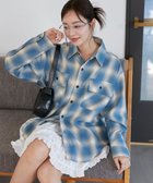 【ウィゴー/WEGO】の【ユニセックス着用ITEM/SMLサイズ展開】オンブレチェックシャツ(LS) 柄4|ID:prp329100004361340
