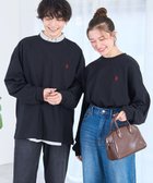 【ウィゴー/WEGO】の【ユニセックス着用ITEM/MLサイズ展開】U.S. POLO ASSN.ワンポイント刺繍LST ブラック|ID: prp329100004361351 ipo3291000000030486624