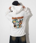 【ウィゴー/WEGO】の【ユニセックス着用ITEM】別注NEW JACKグラフィックプルパーカー ホワイト|ID: prp329100004361352 ipo3291000000030486626