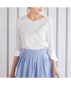 【ティアクラッセ/Tiaclasse】の【洗える】ハートネックフレア袖ブラウス オフホワイト|ID: prp329100004361368 ipo3291000000033713694