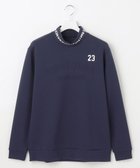 【23区 ゴルフ/23区GOLF / MEN】の【MEN】【UVカット】ストレッチ性抜群!パターンからゴルフに合わせたしっかり素材のカノコダンボールモック ネイビー系|ID: prp329100004363338 ipo3291000000031915494