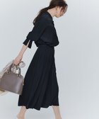 【組曲/KUMIKYOKU】の【WEB限定】ギャザーライトデシン スカート ブラック系|ID: prp329100004363354 ipo3291000000031073269