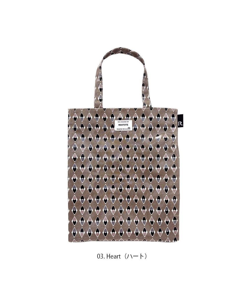 【ルートート/ROOTOTE】の1020【ラミネート加工A4収納】EU.A4アーキャトル.ラミネート-P インテリア・キッズ・メンズ・レディースファッション・服の通販 founy(ファニー) 　ファッション　Fashion　レディースファッション　WOMEN　バッグ　Bag　カメラ　Camera　雑誌　Magazine　ドット　Dot　プリント　Print　ポケット　Pocket　マグネット　Magnet　モチーフ　Motif　ランダム　Random　おすすめ　Recommend　NEW・新作・新着・新入荷　New Arrivals　ビジネス 仕事 通勤　Business　03:ハート|ID: prp329100004364211 ipo3291000000030814331