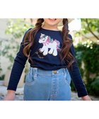 【エニファム/any FAM / KIDS】のミラクルスパンコール長袖Tシャツ 人気、トレンドファッション・服の通販 founy(ファニー) ファッション Fashion キッズファッション KIDS トップス・カットソー Tops/Tees/Kids NEW・新作・新着・新入荷 New Arrivals カットソー Cut And Sew スパンコール Sequins パターン Pattern ポケット Pocket モチーフ Motif 夏 Summer 定番 Standard 春 Spring S/S・春夏 Ss・Spring/Summer 長袖 Long Sleeve thumbnail ネイビー(ユニコーン)|ID: prp329100004364216 ipo3291000000030519158