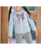 【エニファム/any FAM / KIDS】のミラクルスパンコール長袖Tシャツ サックスブルー(リボン)|ID: prp329100004364216 ipo3291000000031961445