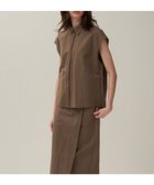 【エイトン/ATON】のSILK LINEN SHANTUNG シャツベスト BEIGE|ID: prp329100004365448 ipo3291000000030993510