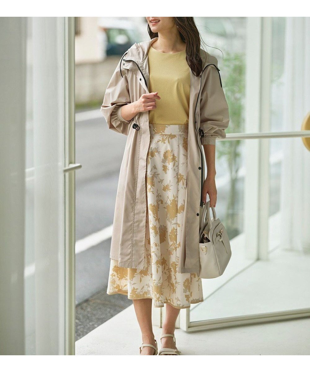 【エニィ スィス/any SiS】の【WEB限定】ポケッタブル レインコート インテリア・キッズ・メンズ・レディースファッション・服の通販 founy(ファニー) ファッション Fashion レディースファッション Fashion for Women アウター Coat / Outerwear Collection コート・ロングコート・ピーコート Long Coats, Peacoats & More ポンチョ・ケープコート Ponchos & Capes スピンドル Spindle, Drawcord タフタ Taffeta, Structured Fabric ポケット Pocket, Pocket Detail ポンチョ Poncho, Cape Style ポーチ Pouch, Small Case 旅行 Travel 軽量 Lightweight, Ultra Light ライトベージュ|ID: prp329100004365453 ipo3291000000034724966