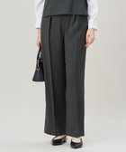 【自由区/JIYU-KU】の【SHIHOさん着用・セットアップ対応・接触冷感・洗える】リネンライクシンセティックワイドストレート パンツ スレート|ID: prp329100004365459 ipo3291000000032643093