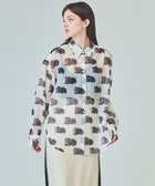 【グレース コンチネンタル/GRACE CONTINENTAL】のシアーCatブラウス 人気、トレンドファッション・服の通販 founy(ファニー) ファッション Fashion レディースファッション WOMEN トップス・カットソー Tops/Tshirt シャツ/ブラウス Shirts/Blouses シアー Sheer プリント Print リラックス Relax ヴィンテージ Vintage 夏 Summer S/S・春夏 Ss・Spring/Summer A/W・秋冬 Aw・Autumn/Winter・Fw・Fall-Winter thumbnail キナリ|ID: prp329100004365483 ipo3291000000030814570