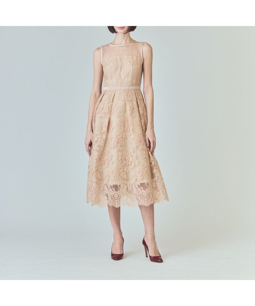 【グレース コンチネンタル/GRACE CONTINENTAL】のリバーレースドレス 人気、トレンドファッション・服の通販 founy(ファニー) 　ファッション　Fashion　レディースファッション　WOMEN　ワンピース　Dress　ドレス　Party Dresses　おすすめ　Recommend　シアー　Sheer　スカラップ　Scalloped　セットアップ　Set Up　ドレス　Dress　フランス　France　ヨーク　Yoke　レーシー　Lacey　レース　Race　夏　Summer　春　Spring　S/S・春夏　Ss・Spring/Summer　 other-1|ID: prp329100004365484 ipo3291000000031657310