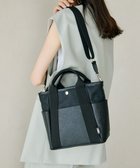 【トプカピ/TOPKAPI】の【Breath TOPKAPI】【TOPKAPI × 藤本美貴さんコラボ】スコッチグレイン 6ポケット 2way トートバッグ M/マザーズバッグ/撥水 ブラック|ID: prp329100004365501 ipo3291000000033529106