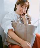 【トプカピ/TOPKAPI】の【Breath TOPKAPI】【TOPKAPI × 藤本美貴さんコラボ】スコッチグレイン 10ポケット トートバッグ L/マザーズバッグ/撥水 ミルクティ|ID: prp329100004365504 ipo3291000000031929871