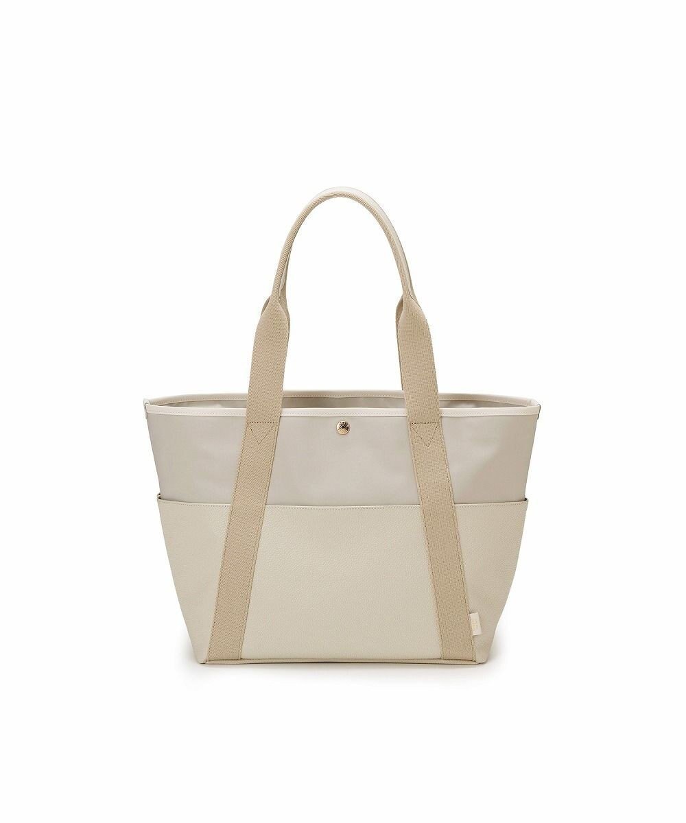 【トプカピ/TOPKAPI】の【Breath TOPKAPI】【TOPKAPI × 藤本美貴さんコラボ】スコッチグレイン 10ポケット トートバッグ L/マザーズバッグ/撥水 インテリア・キッズ・メンズ・レディースファッション・服の通販 founy(ファニー) 　ファッション　Fashion　レディースファッション　Fashion for Women　バッグ　Bags　コラボ　Collaboration, Collab　シンプル　Simple, Minimal　スペシャル　Special, Limited Edition　人気　Popular, Best Seller　ポケット　Pocket, Pocket Detail　エレガント 上品　Elegant　サンドグレー|ID: prp329100004365504 ipo3291000000033436033