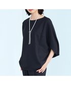 【アイシービー/iCB】の【新色追加・WEB限定カラーあり・UVケア・接触冷感・速乾・洗える】FluidBackSatin ドルマンスリーブブラウス ネイビー系|ID: prp329100004365515 ipo3291000000032710942