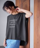 【エニィファム/any FAM】の【UVケア/接触冷感】チュニック丈半袖ロゴTシャツ 人気、トレンドファッション・服の通販 founy(ファニー) ファッション Fashion レディースファッション WOMEN トップス・カットソー Tops/Tshirt シャツ/ブラウス Shirts/Blouses ロング / Tシャツ T-Shirts カットソー Cut and Sewn 春 Spring カットソー Cut And Sew カーディガン Cardigan スリット Slit スリーブ Sleeve チュニック Tunic フレンチ French ボトム Bottom 半袖 Short Sleeve ワンポイント One Point S/S・春夏 Ss・Spring/Summer おすすめ Recommend 夏 Summer thumbnail チャコール|ID: prp329100004365556 ipo3291000000030532416