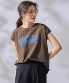 【エニィファム/any FAM】の【接触冷感/UVケア】ノースリーブロゴTシャツ 人気、トレンドファッション・服の通販 founy(ファニー) ファッション Fashion レディースファッション WOMEN トップス・カットソー Tops/Tshirt キャミソール / ノースリーブ No Sleeves シャツ/ブラウス Shirts/Blouses ロング / Tシャツ T-Shirts カットソー Cut and Sewn ヴィンテージ Vintage 春 Spring カットソー Cut And Sew カーディガン Cardigan デニム Denim トレンド Trend ノースリーブ No Sleeve フロント Front S/S・春夏 Ss・Spring/Summer 再入荷 Restock/Back In Stock/Re Arrival おすすめ Recommend 夏 Summer thumbnail ブラウン|ID: prp329100004365559 ipo3291000000030532430