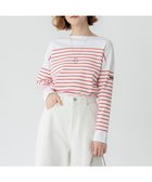 【23区/NIJYUSANKU】の【洗える】Armor-lux スムース パネルボーダー カットソー 人気、トレンドファッション・服の通販 founy(ファニー) ファッション Fashion レディースファッション Fashion for Women トップス・カットソー Cut & Sew Tops シャツ・ブラウス・オフィスカジュアル Elegant Blouses & Button-Ups ロングTシャツ・Tシャツ Longline T-Shirts & Tees カットソー・ベーシックTシャツ Cut-and-Sewn Tops / Stretch Tees & Basics 春 Spring 洗える Machine Washable カットソー Cut and Sewn Top クロップド Cropped, Short Length スリット Slit, Slit Detail デニム Denim, Jeans Material 人気 Popular, Best Seller バスク Basque, Basque Style バランス Balance, Style Balance フランス France, French ボトム Bottoms, Lower Wear ボーダー Border, Stripe ワーク Workwear, Utility Style S/S・春夏 SS, Spring/Summer, Warm Season 夏 Summer エレガント 上品 Elegant 2025年 2025 2025春夏・S/S Spring/Summer 2025 SS25 thumbnail オフ×トマト|ID: prp329100004371684 ipo3291000000033642402