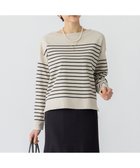 【23区/NIJYUSANKU】の【洗える】Armor-lux スムース パネルボーダー カットソー 人気、トレンドファッション・服の通販 founy(ファニー) ファッション Fashion レディースファッション Fashion for Women トップス・カットソー Cut & Sew Tops シャツ・ブラウス・オフィスカジュアル Elegant Blouses & Button-Ups ロングTシャツ・Tシャツ Longline T-Shirts & Tees カットソー・ベーシックTシャツ Cut-and-Sewn Tops / Stretch Tees & Basics 春 Spring 洗える Machine Washable カットソー Cut and Sewn Top クロップド Cropped, Short Length スリット Slit, Slit Detail デニム Denim, Jeans Material 人気 Popular, Best Seller バスク Basque, Basque Style バランス Balance, Style Balance フランス France, French ボトム Bottoms, Lower Wear ボーダー Border, Stripe ワーク Workwear, Utility Style S/S・春夏 SS, Spring/Summer, Warm Season 夏 Summer エレガント 上品 Elegant 2025年 2025 2025春夏・S/S Spring/Summer 2025 SS25 thumbnail ベージュ×ブラック|ID: prp329100004371684 ipo3291000000033642410