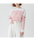 【23区/NIJYUSANKU】の【洗える】Armor-lux スムース パネルボーダー カットソー 人気、トレンドファッション・服の通販 founy(ファニー) ファッション Fashion レディースファッション Fashion for Women トップス・カットソー Cut & Sew Tops シャツ・ブラウス・オフィスカジュアル Elegant Blouses & Button-Ups ロングTシャツ・Tシャツ Longline T-Shirts & Tees カットソー・ベーシックTシャツ Cut-and-Sewn Tops / Stretch Tees & Basics 春 Spring 洗える Machine Washable カットソー Cut and Sewn Top クロップド Cropped, Short Length スリット Slit, Slit Detail デニム Denim, Jeans Material 人気 Popular, Best Seller バスク Basque, Basque Style バランス Balance, Style Balance フランス France, French ボトム Bottoms, Lower Wear ボーダー Border, Stripe ワーク Workwear, Utility Style S/S・春夏 SS, Spring/Summer, Warm Season 夏 Summer エレガント 上品 Elegant 2025年 2025 2025春夏・S/S Spring/Summer 2025 SS25 thumbnail オフ×トマト|ID: prp329100004371684 ipo3291000000036293359