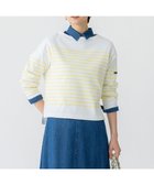 【23区/NIJYUSANKU】の【洗える】Armor-lux スムース パネルボーダー カットソー 人気、トレンドファッション・服の通販 founy(ファニー) ファッション Fashion レディースファッション Fashion for Women トップス・カットソー Cut & Sew Tops シャツ・ブラウス・オフィスカジュアル Elegant Blouses & Button-Ups ロングTシャツ・Tシャツ Longline T-Shirts & Tees カットソー・ベーシックTシャツ Cut-and-Sewn Tops / Stretch Tees & Basics 春 Spring 洗える Machine Washable カットソー Cut and Sewn Top クロップド Cropped, Short Length スリット Slit, Slit Detail デニム Denim, Jeans Material 人気 Popular, Best Seller バスク Basque, Basque Style バランス Balance, Style Balance フランス France, French ボトム Bottoms, Lower Wear ボーダー Border, Stripe ワーク Workwear, Utility Style S/S・春夏 SS, Spring/Summer, Warm Season 夏 Summer エレガント 上品 Elegant 2025年 2025 2025春夏・S/S Spring/Summer 2025 SS25 thumbnail オフ×レモンイエロー|ID: prp329100004371684 ipo3291000000036293360