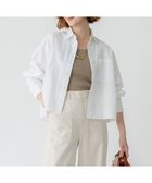 【23区/NIJYUSANKU】の【洗える】CANCLINI クロップド テントライン シャツ ホワイト系|ID: prp329100004371688 ipo3291000000032545968