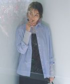 【23区/NIJYUSANKU】の【CLASSY.5月号掲載/洗える】CANCLINI ベーシック シャツ ブルー×イエローストライプ|ID:prp329100004371692