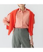 【23区/NIJYUSANKU】の【CLASSY.5月号掲載/洗える】CANCLINI ベーシック シャツ オレンジ×サックスストライプ|ID:prp329100004371692