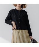 【23区/NIJYUSANKU】の【洗える】コンフォートストレッチ ニット カーディガン ブラック系|ID: prp329100004371701 ipo3291000000032038050