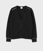【ポール スミス/Paul Smith】の【洗える】Signature Stripe アイレット カーディガン ブラック|ID: prp329100004371732 ipo3291000000031950934