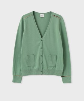 【ポール スミス/Paul Smith】の【洗える】Signature Stripe アイレット カーディガン 人気、トレンドファッション・服の通販 founy(ファニー) ファッション Fashion レディースファッション Fashion for Women トップス・カットソー Cut & Sew Tops カーディガン・羽織り Layered Style Cardigans おすすめ Recommended / Our Picks アイレット Eyelet Lace カーディガン Cardigan, Knitwear デニム Denim, Jeans Material フェミニン Feminine, Girly 夏 Summer S/S・春夏 SS, Spring/Summer, Warm Season 洗える Machine Washable A/W・秋冬 Autumn/Winter |ID:prp329100004371732