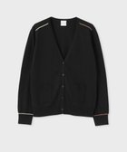 【ポール スミス/Paul Smith】の【洗える】Signature Stripe アイレット カーディガン ブラック|ID: prp329100004371732 ipo3291000000033330833