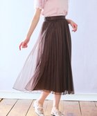 【フェルゥ/Feroux】のシャイニープリーツスカート ダークブラウン系|ID: prp329100004371736 ipo3291000000031662670