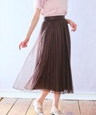 【フェルゥ/Feroux】のシャイニープリーツスカート ダークブラウン系|ID: prp329100004371736 ipo3291000000032638195