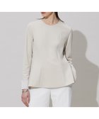 【アイシービー/iCB】の【洗える】ミリオーネダンボールニット ペプラムブラウス トープ系|ID: prp329100004371764 ipo3291000000032646679