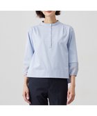 【ジェイ プレス/J.PRESS】の【洗える】プレーティングジャージー バンドカラー カットソー サックス系|ID:prp329100004371781