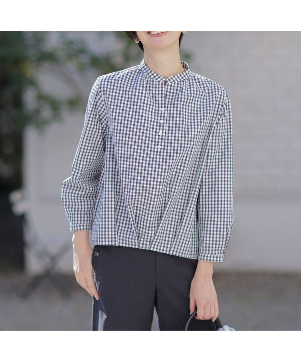 【ジェイ プレス/J.PRESS】の【洗える・接触冷感・UVケア】エステネージュストライプ コクーン ブラウス 人気、トレンドファッション・服の通販 founy(ファニー) 　ファッション　Fashion　レディースファッション　Fashion for Women　トップス・カットソー　Cut & Sew Tops　シャツ・ブラウス・オフィスカジュアル　Elegant Blouses & Button-Ups　コクーン　Cocoon, Cocoon Silhouette　ブレスレット　Bracelet, Wristband　夏　Summer　春　Spring　S/S・春夏　SS, Spring/Summer, Warm Season　洗える　Machine Washable　 other-1|ID: prp329100004371796 ipo3291000000033552700