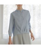 【ジェイ プレス/J.PRESS】の【洗える・接触冷感・UVケア】エステネージュストライプ コクーン ブラウス ブルーストライプ系|ID: prp329100004371796 ipo3291000000033552702