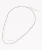 【エニィ スィス/any SiS】のチェーン ネックレス シルバー|ID: prp329100004371798 ipo3291000000034377464