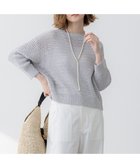 【23区/NIJYUSANKU】の【洗える】スパングル ボートネック ニット ライトグレー系|ID: prp329100004371820 ipo3291000000031966086
