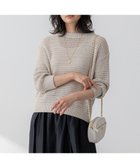 【23区/NIJYUSANKU】の【洗える】スパングル ボートネック ニット ベージュ系|ID: prp329100004371820 ipo3291000000031966087