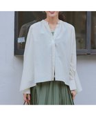 【23区/NIJYUSANKU】の【洗える】シアーコットンシルク ハンカチーフヘム デザイン シャツ 人気、トレンドファッション・服の通販 founy(ファニー) ファッション Fashion レディースファッション Fashion for Women トップス・カットソー Cut & Sew Tops シャツ・ブラウス・オフィスカジュアル Elegant Blouses & Button-Ups イエロー Yellow エアリー Airy Texture 春 Spring 洗える Machine Washable シャーリング Shirring, Ruched シルク Silk, 100% Silk ヘムライン Hemline, Bottom Cut ロング Long, Long-Length S/S・春夏 SS, Spring/Summer, Warm Season 夏 Summer 2025年 2025 2025春夏・S/S Spring/Summer 2025 SS25 thumbnail ベージュ系|ID: prp329100004371871 ipo3291000000033353788